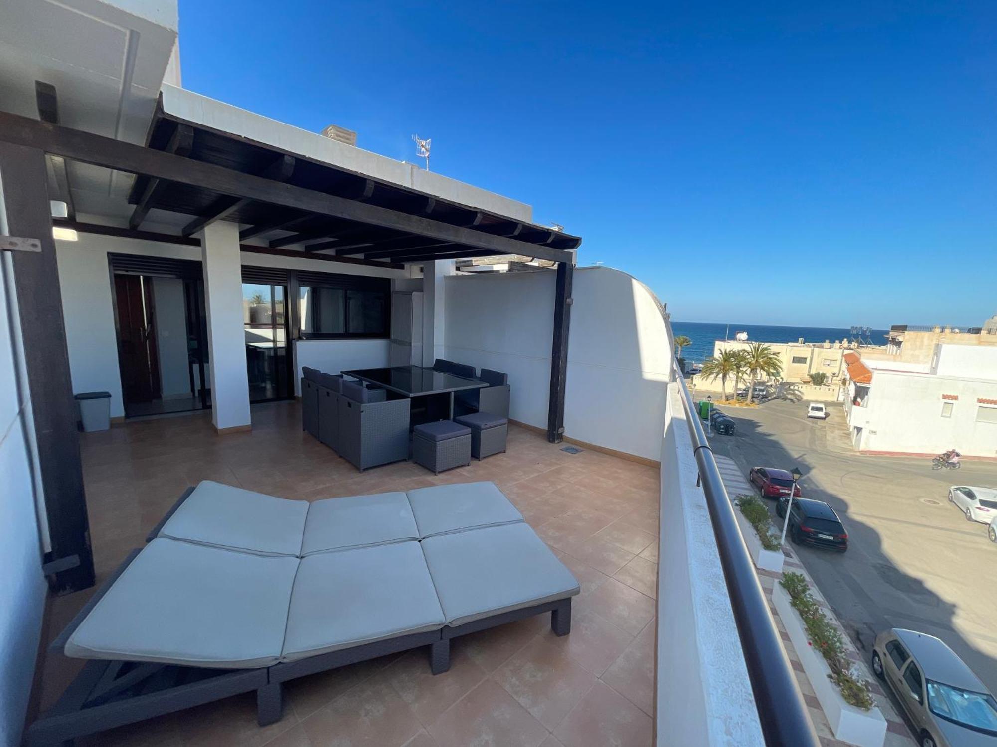 Apartamento Ático con terraza y vistas en Carboneras Exterior foto