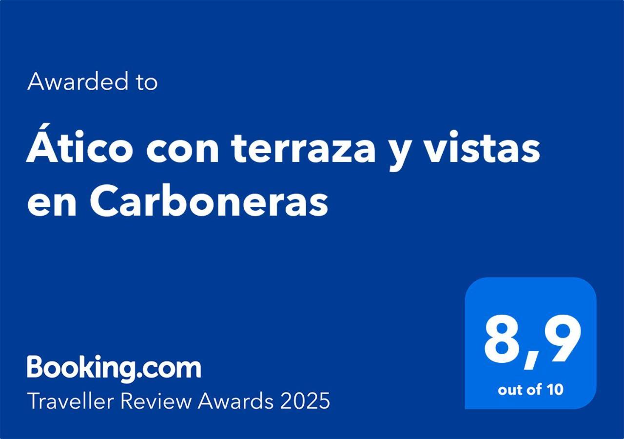 Apartamento Ático con terraza y vistas en Carboneras Exterior foto